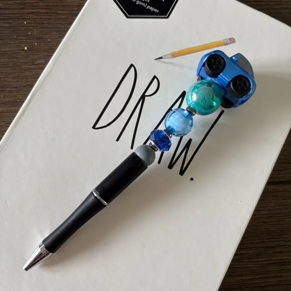 Disney Doorables: Cars: Sally handmade beaded pen